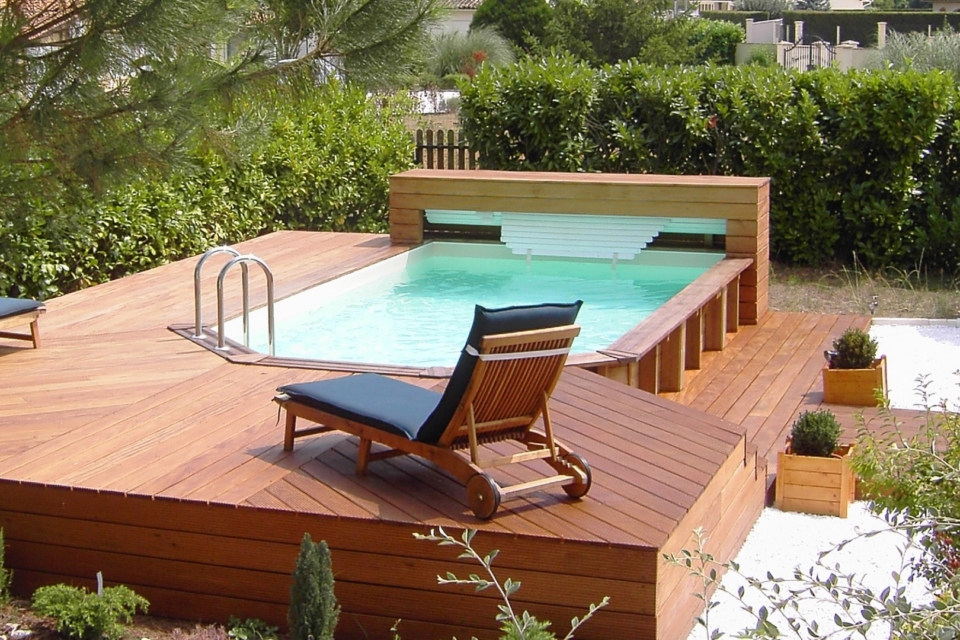 Částečně zapuštěné bazény