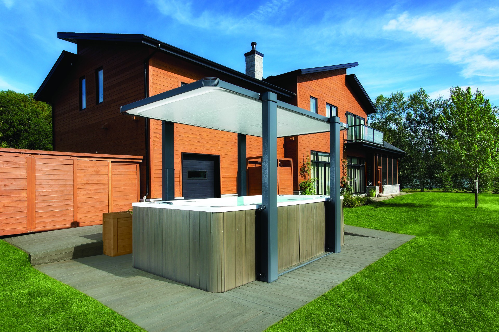 Celoroční bazény s automatickým zastřešením Covana